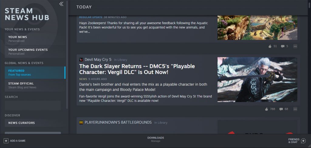 Valve Launches News Hub On Desktop And Mobile Versions Of Steam ...