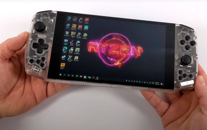 The Ryzen-powered Aya Neo handheld gaming PC will land on shelves