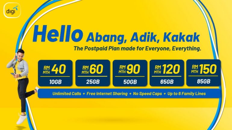 Digi Unveils All-New Postpaid Plan Lineup For 2021: Now Starts At RM 40 ...