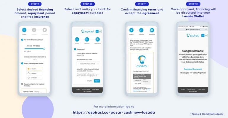 Lazada Shoppers Can Now Get Digital Financing Through Aspirasi CashNow ...