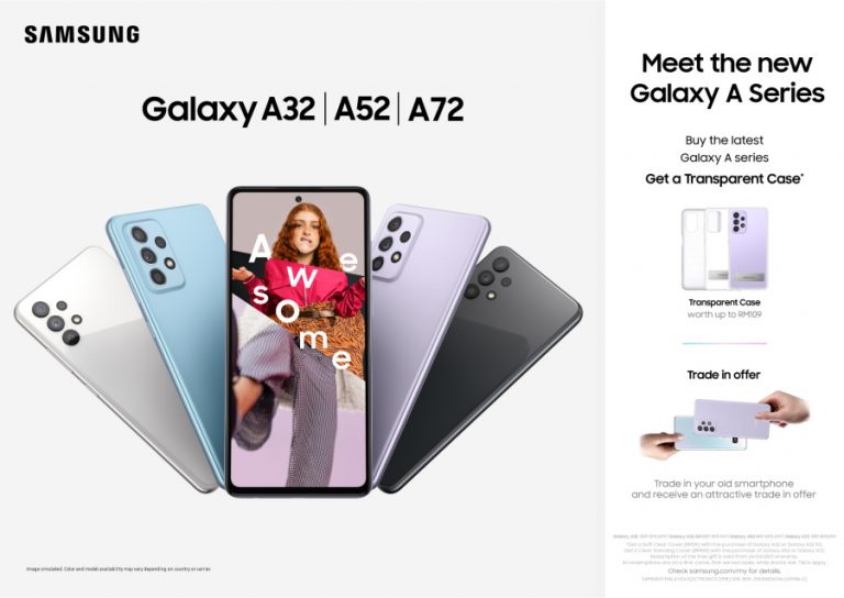 Samsung Galaxy A32, A52, And A72 To Launch In Malaysia On 26 March