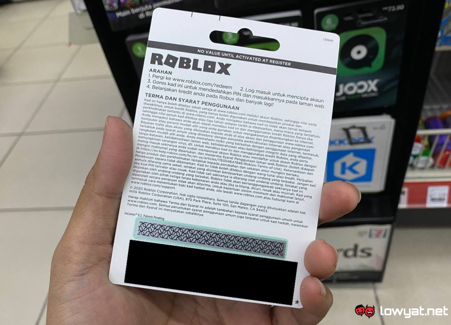 Roblox Gift Card Begins To Pop Up At 7 Eleven Malaysia Lowyat Net - how to use google play card on roblox