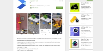 Measure AR Google Play Store