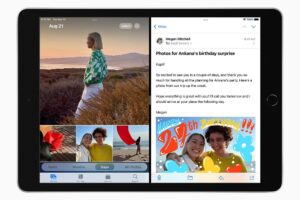 Apple iPad 9 split view