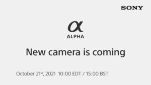 Sony Alpha camera launch event teaser