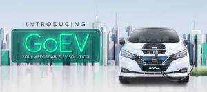 GoCar GoEV Nissan Leaf Malaysia rental EV