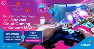 Celcom MAX Blacknut cloud gaming