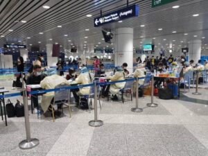 KLIA international arrivals quarantine