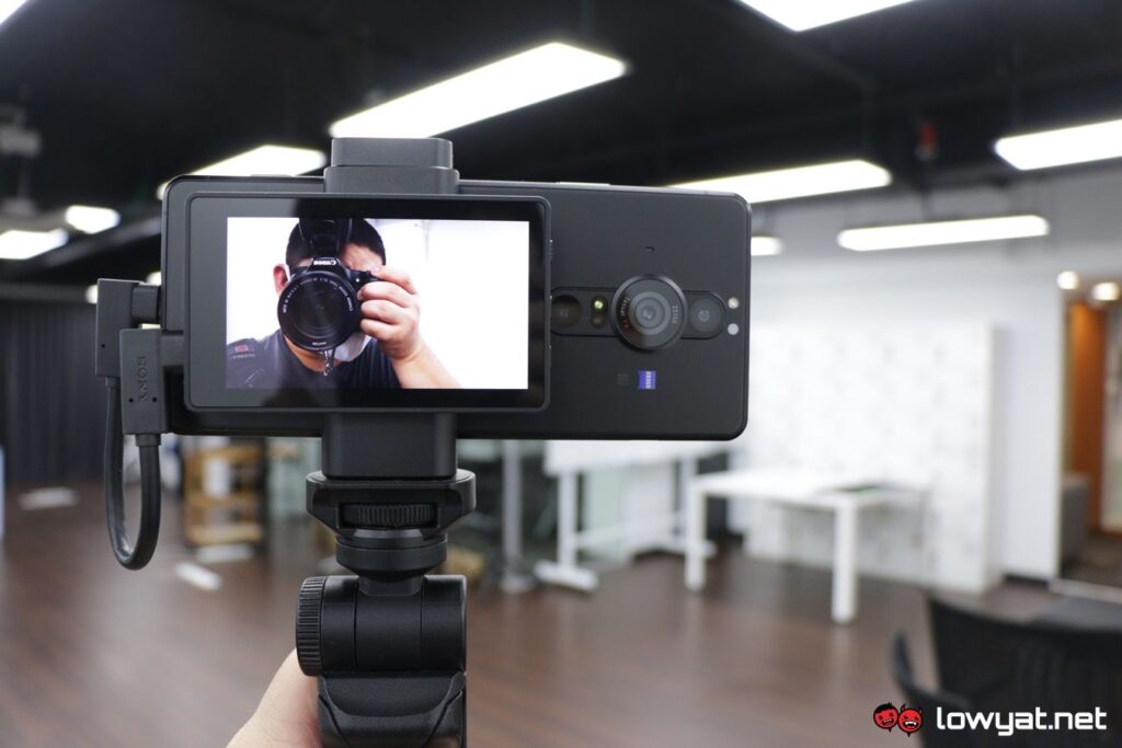 Sony Xperia Pro I VLog mode