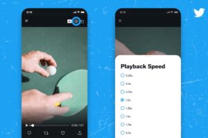 Twitter playback speed