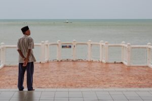 Strait of Melaka from Mosque