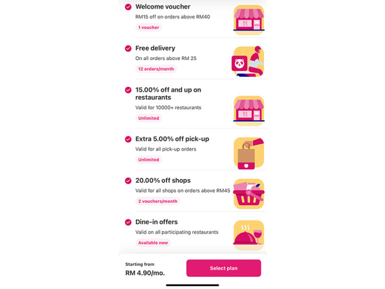 Foodpanda's PandaPro Subscription Now Costs As Low As RM4.90 Per Month ...