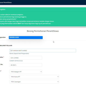 PerantiSiswa Tablets Specifications Fully Revealed: Registration To ...