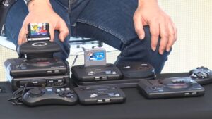 Sega Mega Drive Mini 2 size comparison