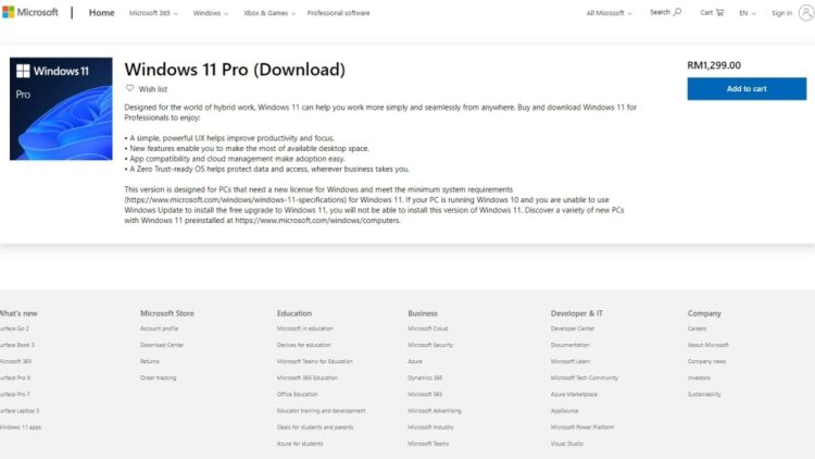 You Can Now Buy Windows 11 License For RM919 - Lowyat.NET