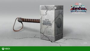 Xbox Series X Thor Love and Thunder Mjolnir