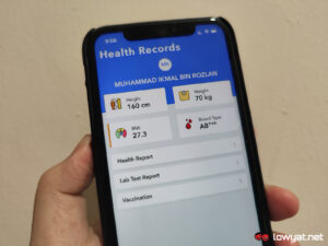 mysejahtera health records