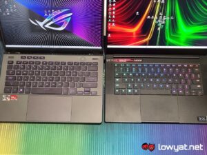 ASUS ROG Zephyrus G14 2022 internal vs Razer Blade 14 Ryzen 1