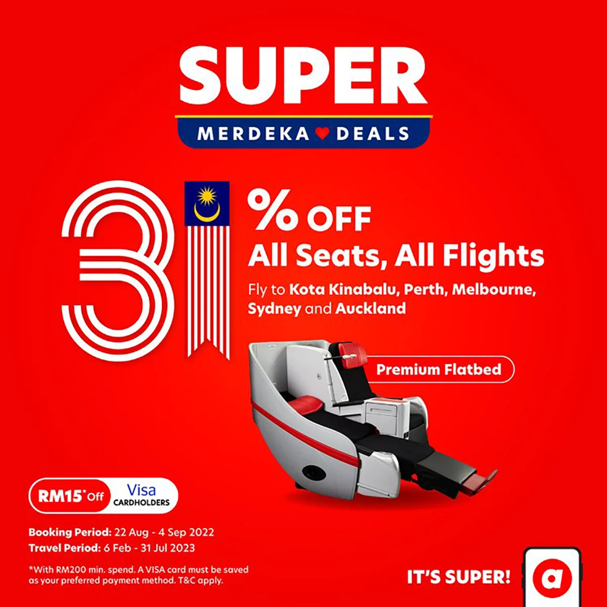 AirAsia Offering 31  Discount On Seats And Flights For Merdeka - 63