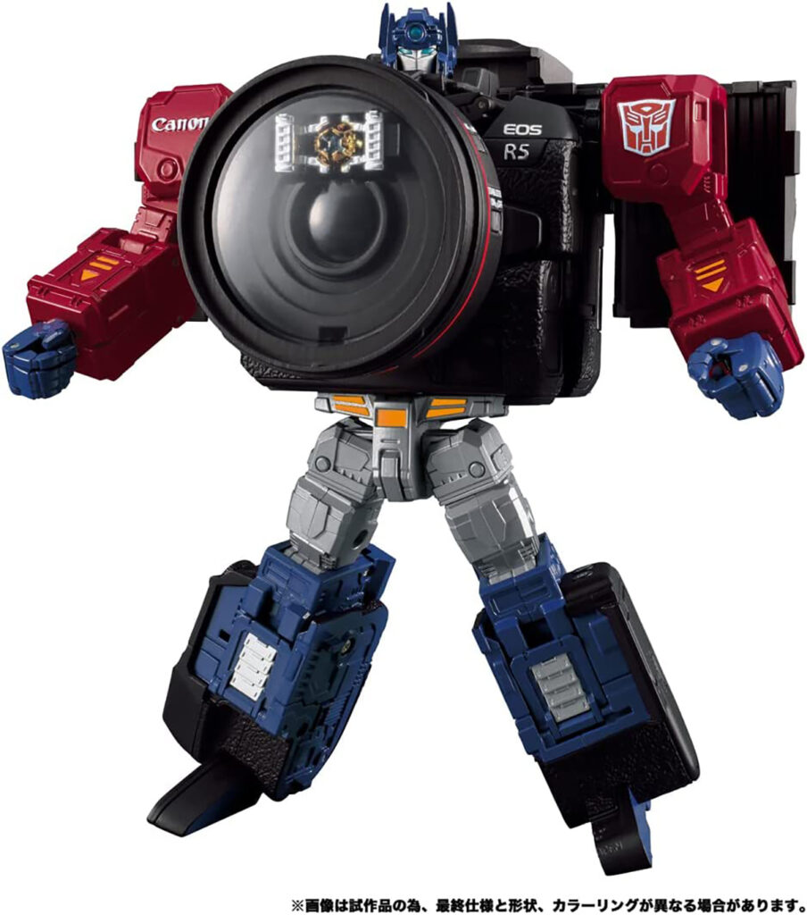 Canon x Transformers Optimus Prime Crossover