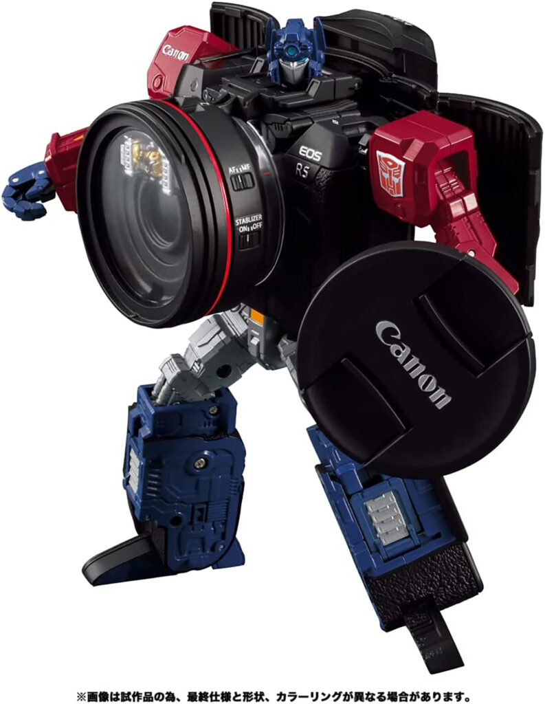 Canon x Transformers Optimus Prime Crossover