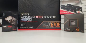 AMD Ryzen 9 7950X testbench components 1