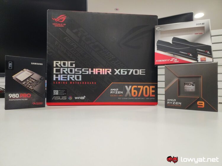 AMD Ryzen 9 7950X testbench components 1