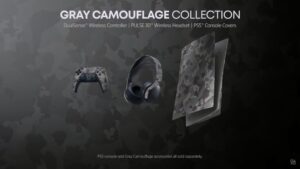 PlayStation 5 PS5 Grey Camouflage collection