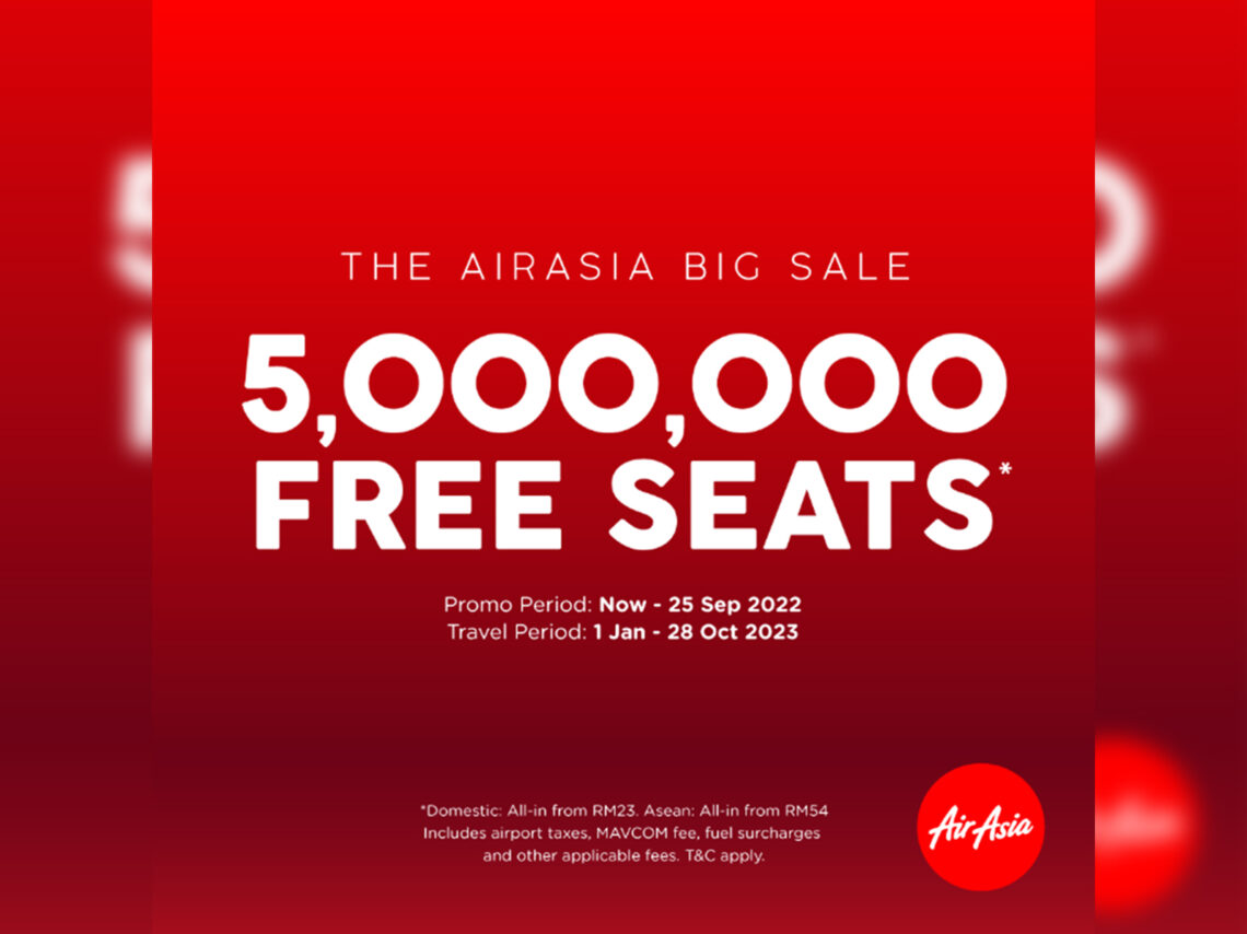 Airasia Offers Five Million Free Seats From Now Until September Lowyat Net