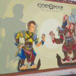 God of War Ragnarok wayang kulit mural