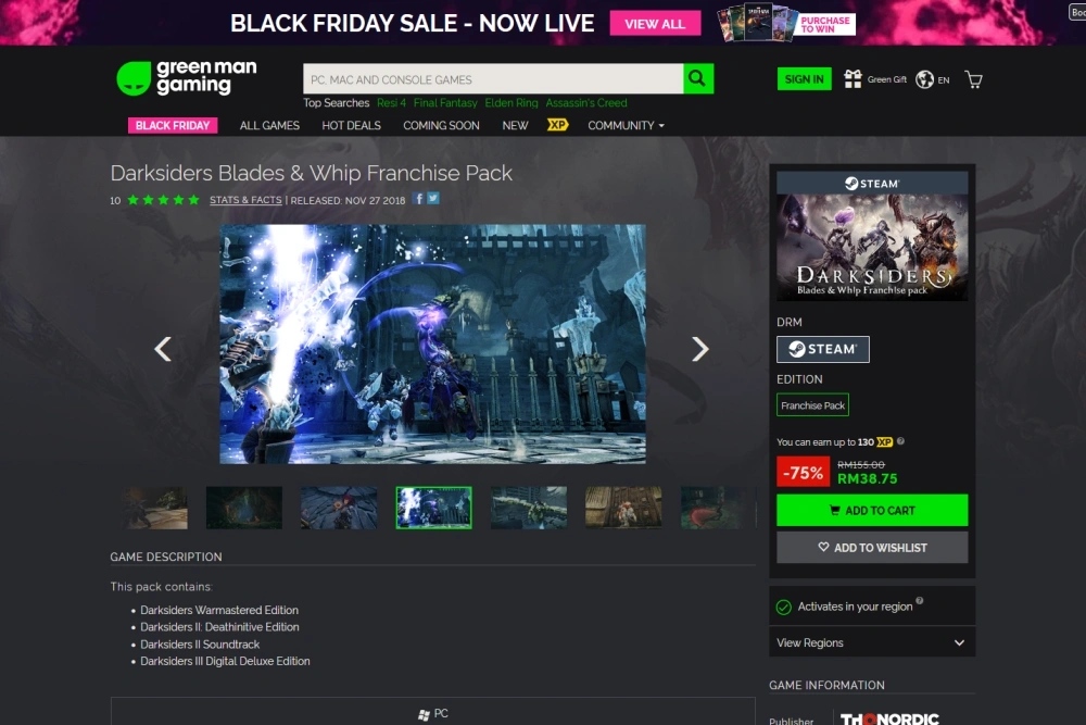 Green Man Gaming Holds Black Friday Sale A Week Early - 76