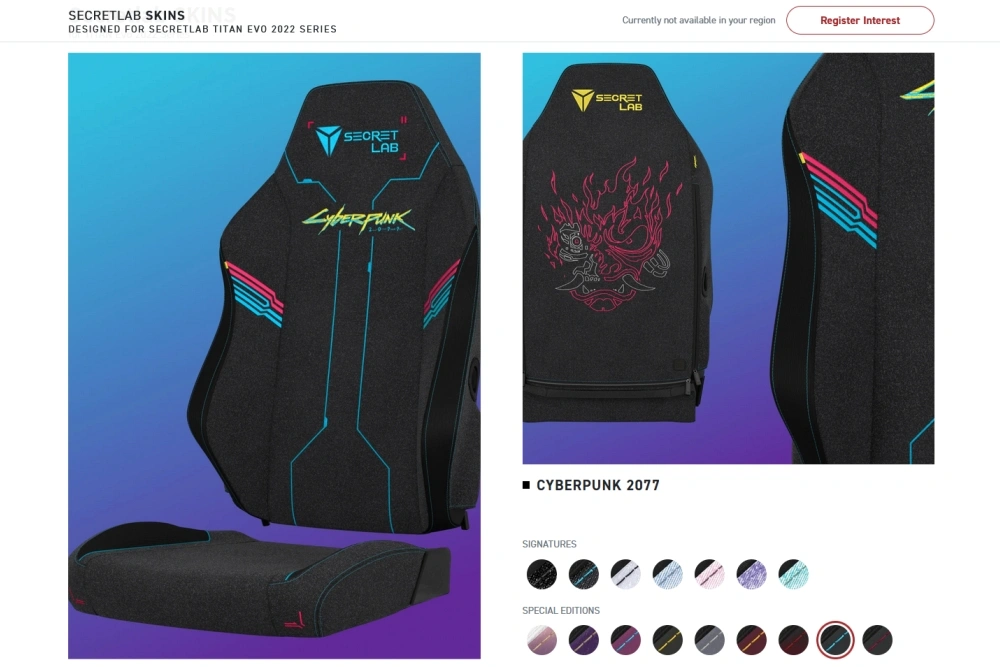 Secretlab Now Has Skins For Its TITAN Evo 2022 Chairs - 70