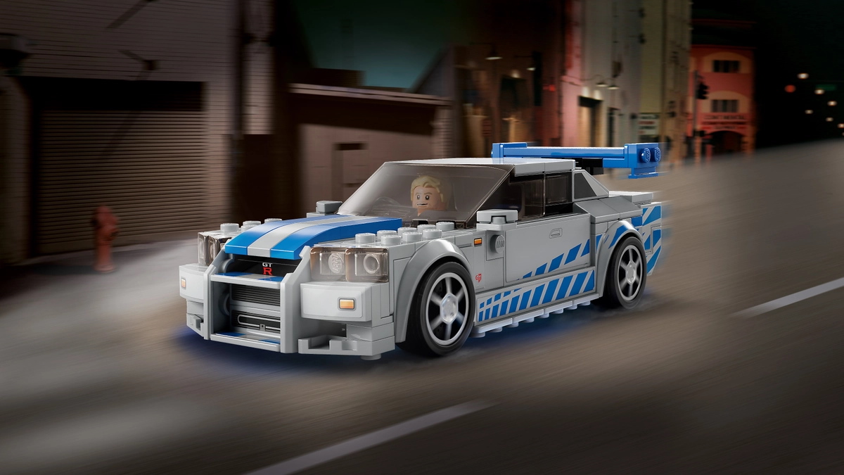 2 Fast 2 Furious Nissan Skyline GT-R R34 Receives LEGO Speed Champions  Treatment 