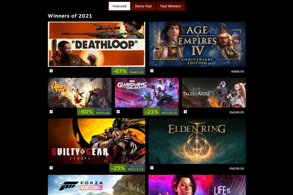 The Game Awards 2022 Sale: Discounted Games in Storefronts