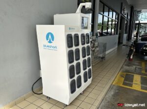 Blueshark Battery Swapping Station - Petronas Batu 3 Federal Highway