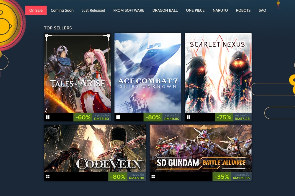 Steam: Promoção de Lunar Sale do Xbox Game Studios traz Jogos