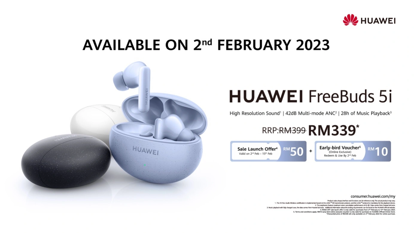 Huawei Freebuds 5i To Arrive In Malaysia At RM399 - 15