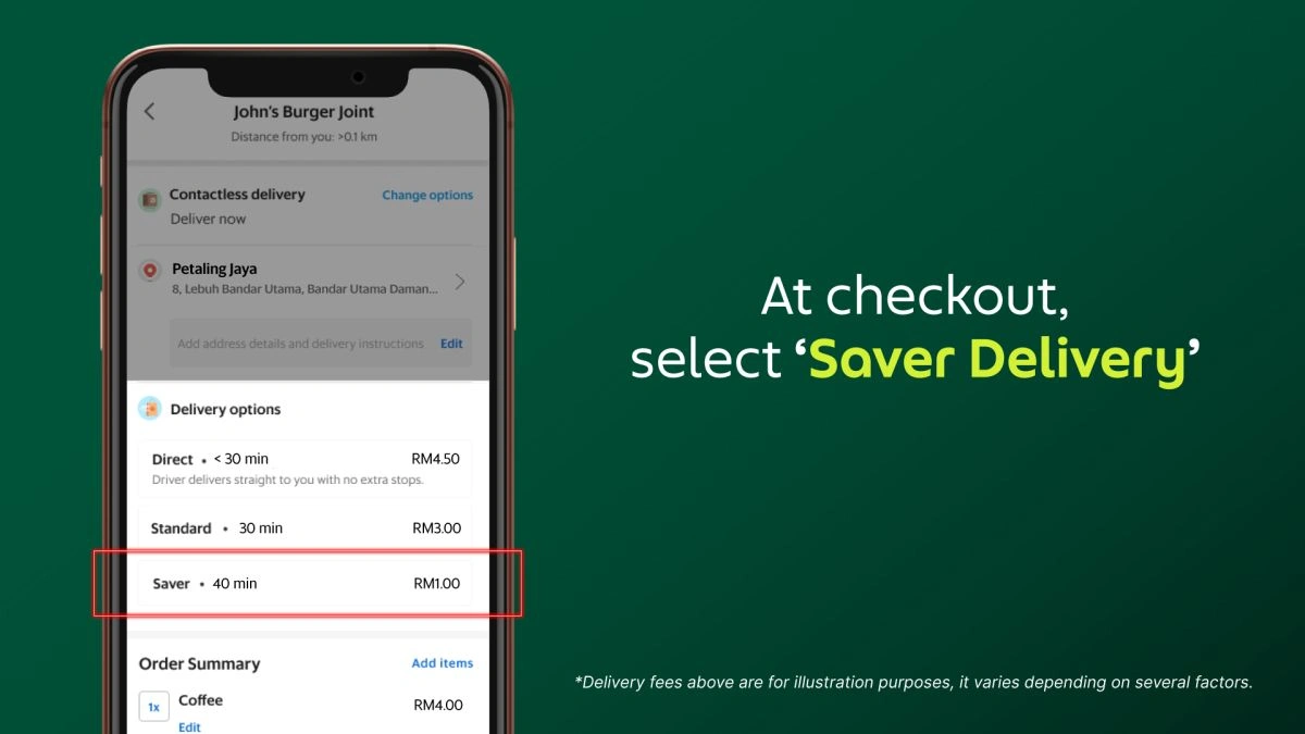 GrabFood Saver Delivery Option Goes Live - 96