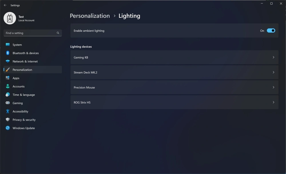 Windows 11 Insider Build 25295 Has An RGB Controller Feature - 40