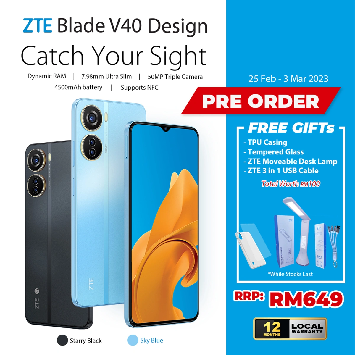 ZTE Blade V40 Design Launches In Malaysia For RM 649 - 94