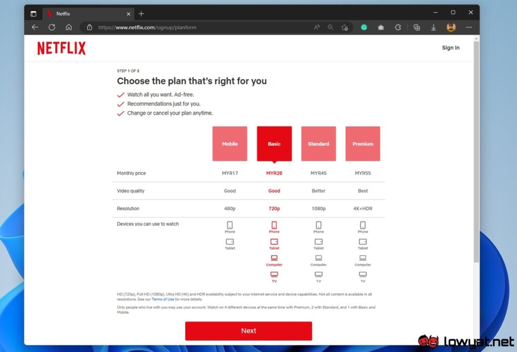 Netflix Slashes Basic Plan Price In Malaysia To RM28 Per Month 