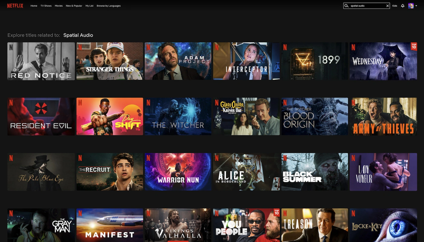 Netflix Expands Spatial Audio To Over 700 Titles For Premium Users - 56