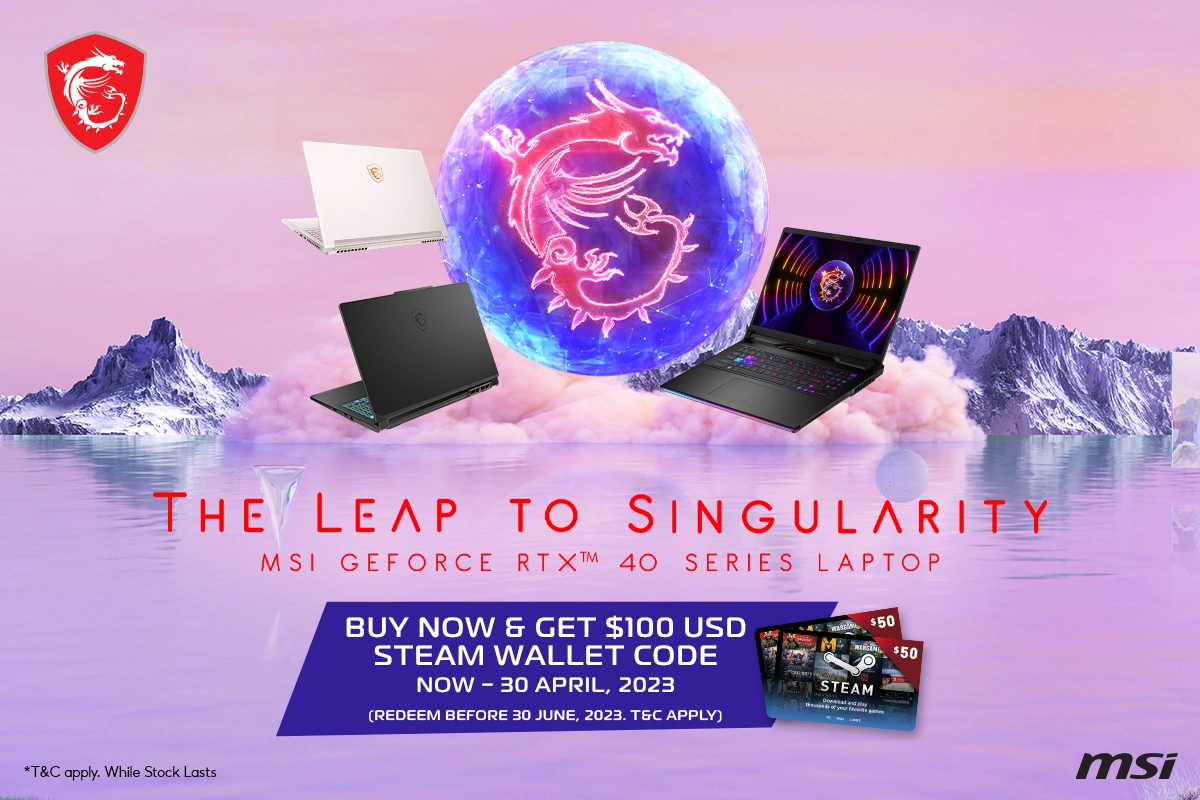 Get Over RM400 Worth Of Steam Wallet Credits For Free With Each Purchase Of MSI s Latest Laptops - 41