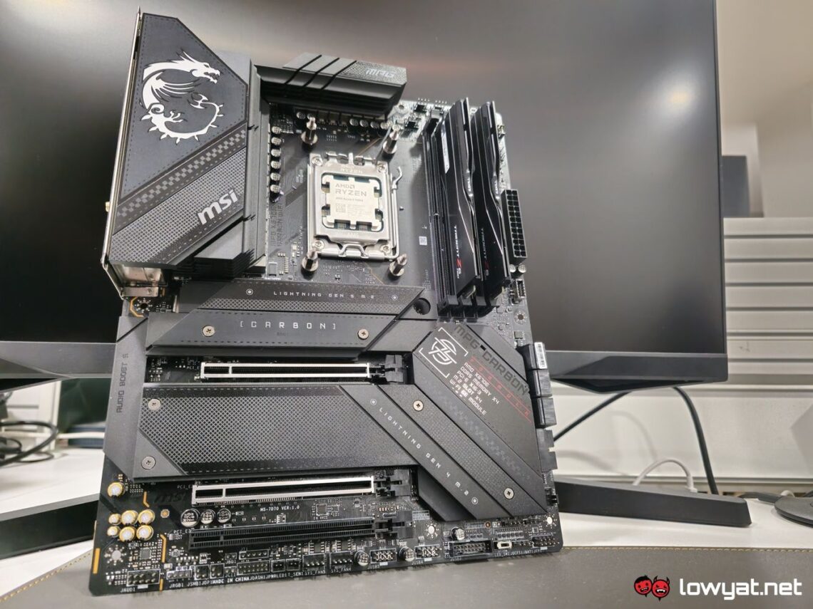 MSI MPG X670E Carbon Wi-Fi Lightning Review: Blindingly Good-Looking ...