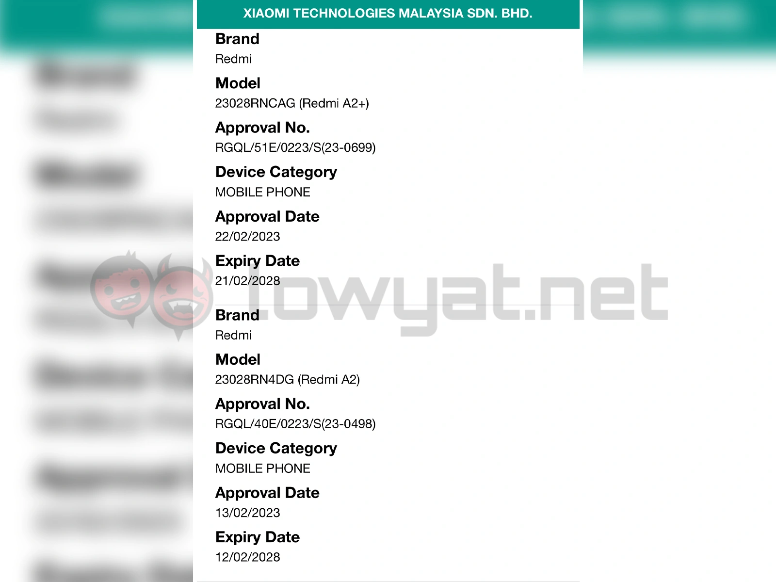 Redmi A2  A2 Plus Unveiled  Spotted In SIRIM Database - 38