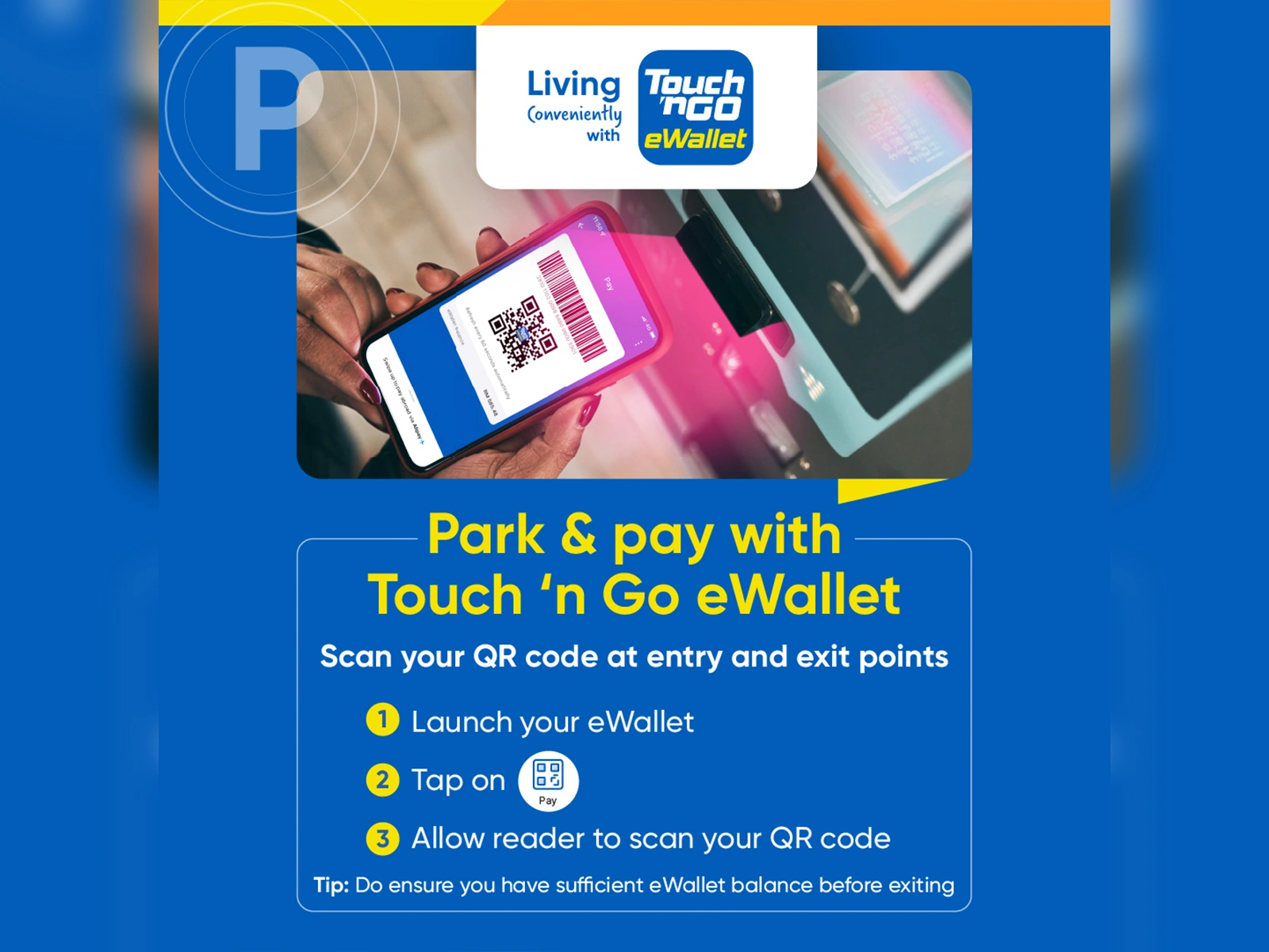 Touch  n Go EWallet Enables QR Code Scanning To Pay Parking - 65