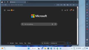 Microsoft Edge sidebar detach