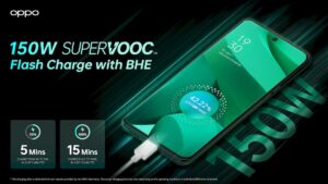 OPPO 150W supervooc charging