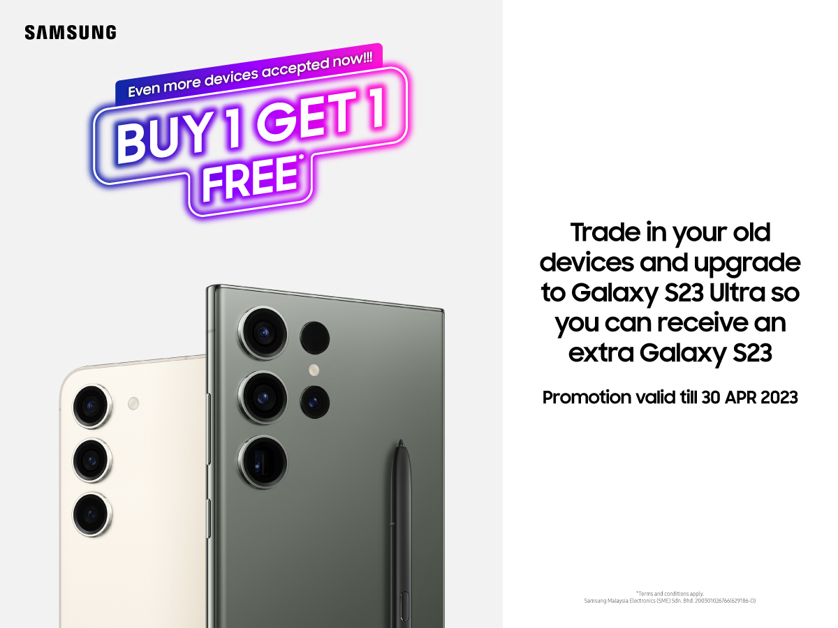 Offer Extended] Get Double The Innovation: Trade-In For Two Galaxy S23  Devices! – Samsung Newsroom Malaysia