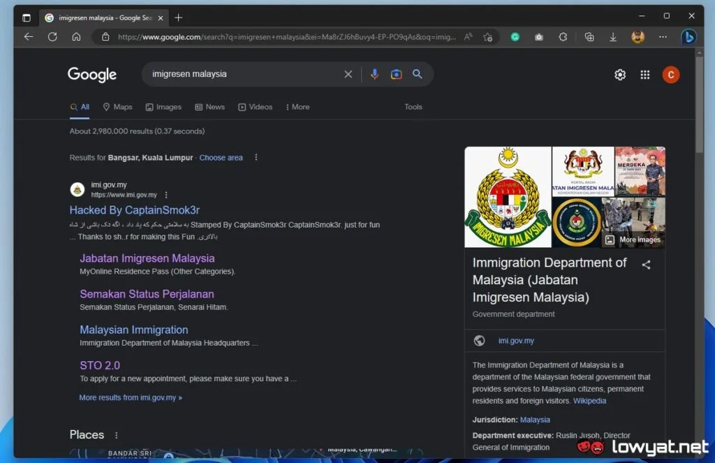 Imigresen Malaysia s Website Is Currently Down  Likely Due To Hacking Incident - 86